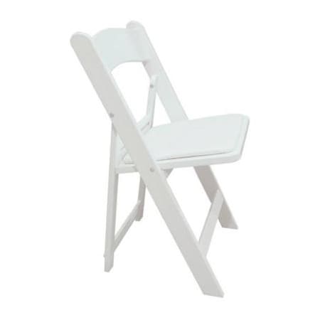 Pre Sales WHT Resin Fold Chair 2302